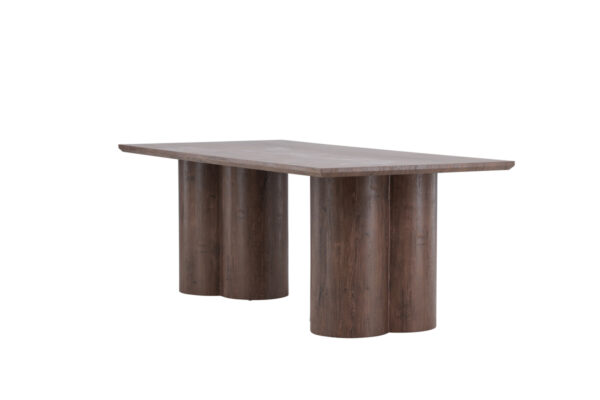 Table de repas marron Olga 210x100