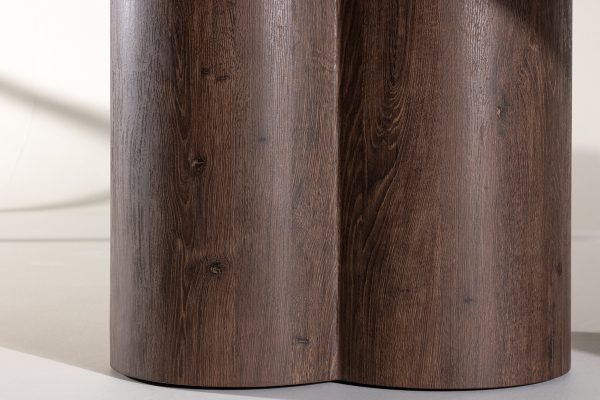Table de repas marron Olga 210x100
