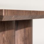 Table de repas marron Olga 210x100