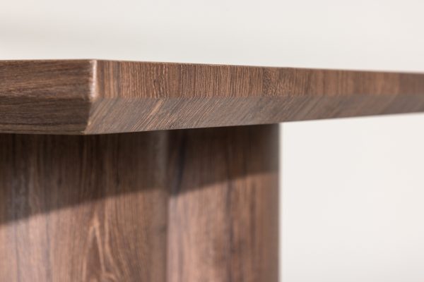 Table de repas marron Olga 210x100