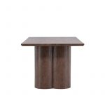 Table de repas marron Olga 210x100