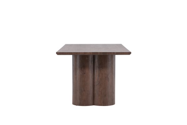 Table de repas marron Olga 210x100