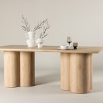 Table de repas naturelle Olga 210x100