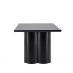 Table de repas noire Olga 210x100