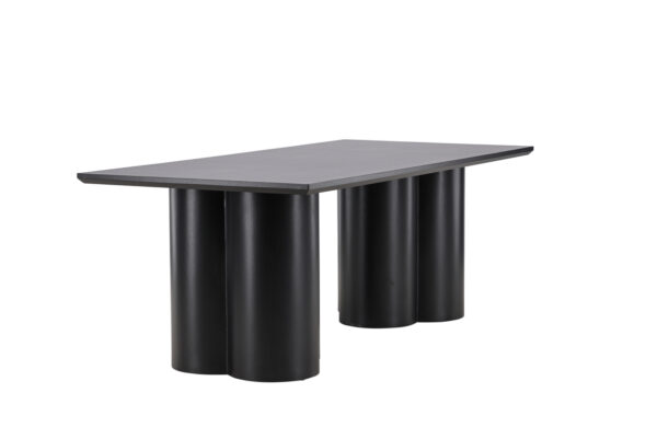 Table de repas noire Olga 210x100