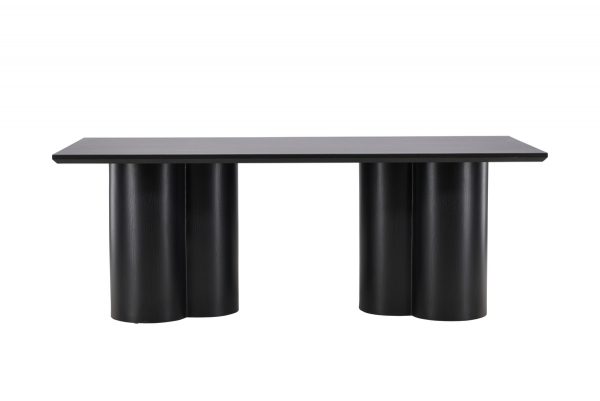 Table de repas noire Olga 210x100