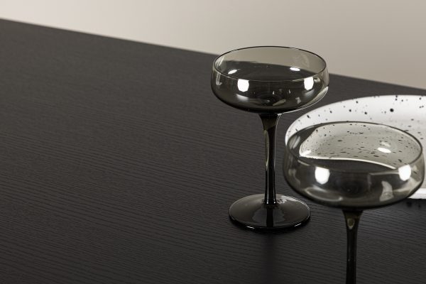 Table de repas noire Olga 210x100