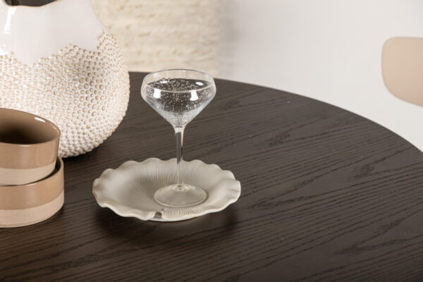 Table repas marron ronde Olga esprit rotin home (8) Table repas marron ronde Olga