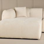 Canapé d’angle beige Polycarpe
