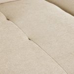 Canapé d’angle beige Polycarpe