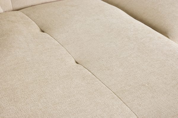 Canapé d’angle beige Polycarpe