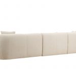 Canapé d’angle beige Polycarpe