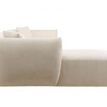 Canapé d’angle beige Polycarpe