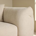 Canapé d’angle beige Polycarpe