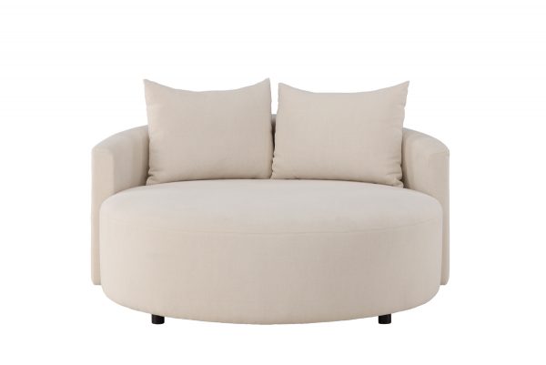 canapé rond beige kenzo (2) Canapé rond Kenzo