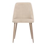 Chaise de salle à manger beige Niza – lot de 2