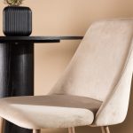 Chaise de salle à manger beige Niza – lot de 2