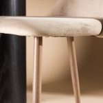 Chaise de salle à manger beige Niza – lot de 2
