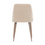 Chaise de salle à manger beige Niza – lot de 2