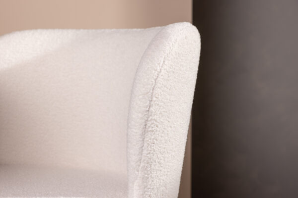 Chaise de salle à manger blanche Edona – lot de 2