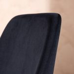 Chaise de salle à manger noire Niza – lot de 2