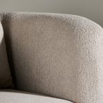 Fauteuil beige Cilio
