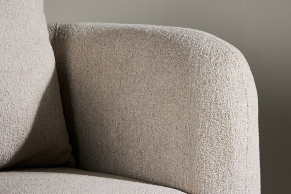 Fauteuil beige Cilio
