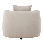 Fauteuil beige Cilio