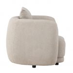 Fauteuil beige Cilio