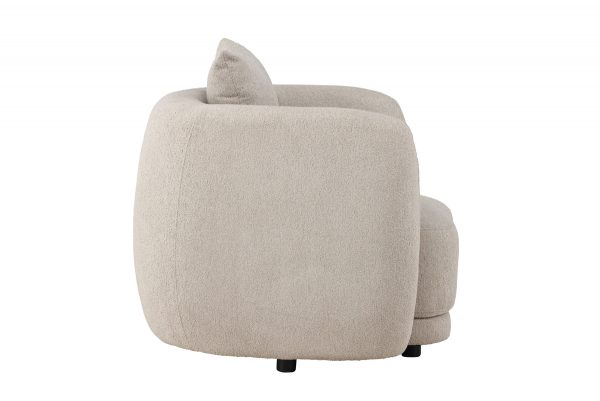 Fauteuil beige Cilio