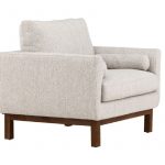 Fauteuil de salon beige Oleg