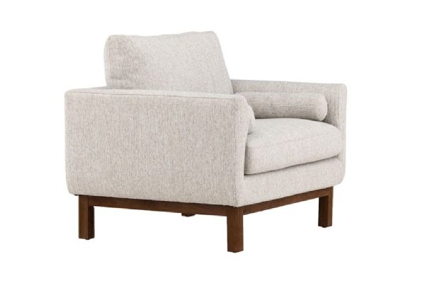 Fauteuil de salon beige Oleg