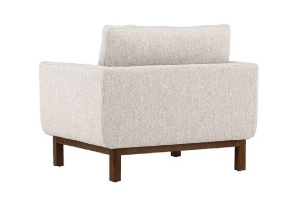 Fauteuil de salon beige Oleg