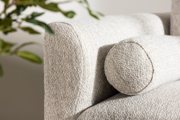 Fauteuil de salon beige Oleg