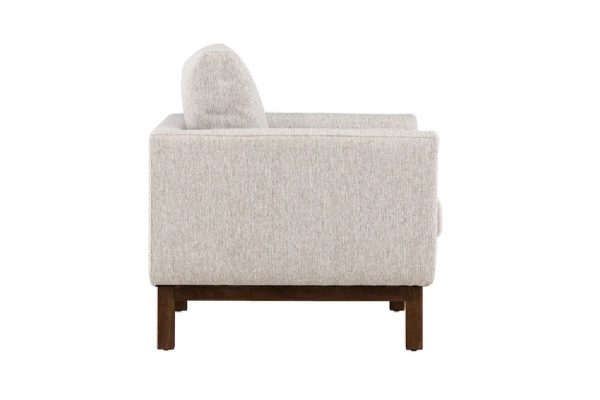 Fauteuil de salon beige Oleg