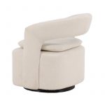 Fauteuil bouclette blanc Hardy