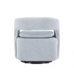 Fauteuil bouclette bleu Hardy