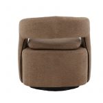 Fauteuil bouclette marron Hardy