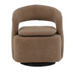 Fauteuil bouclette marron Hardy