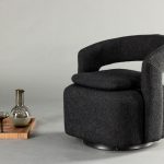 Fauteuil bouclette noir Hardy