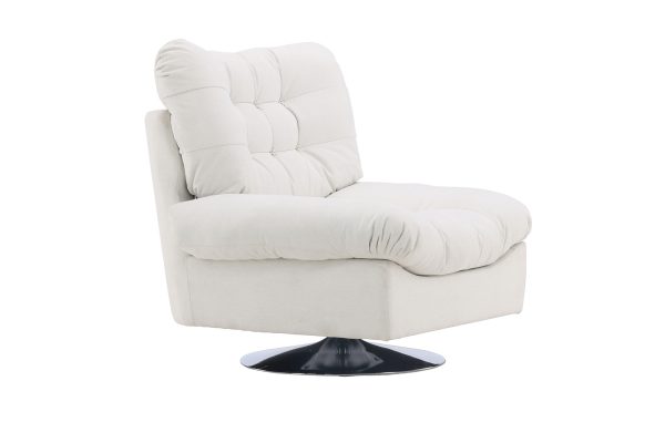 fauteuil design blanc cassé florin esprit rotin home (10) Fauteuil design Florin