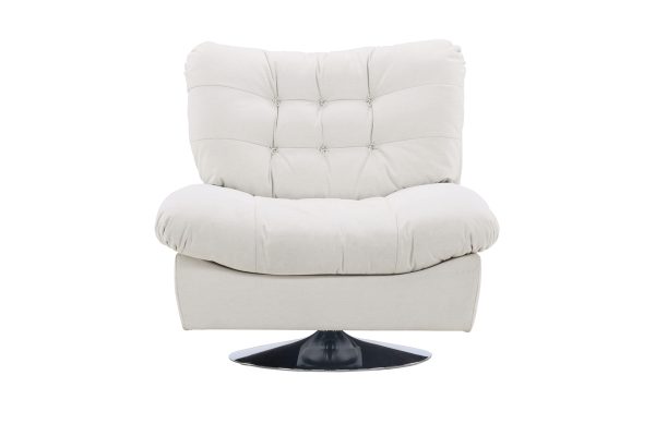 fauteuil design blanc cassé florin esprit rotin home (2) Fauteuil design Florin