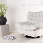 fauteuil design blanc cassé florin esprit rotin home (3) Fauteuil design Florin