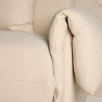 Fauteuil beige Moris