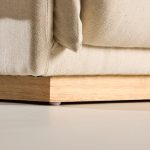 Fauteuil beige Moris