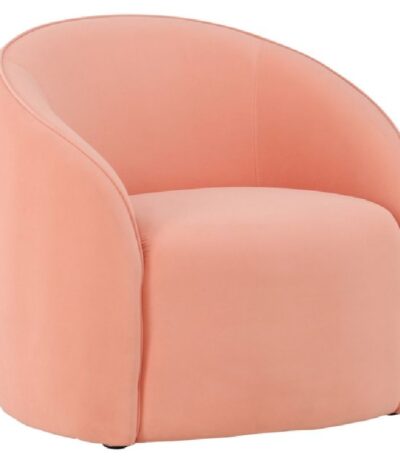 Fauteuil pêche Neri design arrondi avec assise confortable et revêtement en tissu polyester