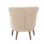 fauteuil lias tissu bouclette a dossier haut (11) Fauteuil design Lias à dossier haut