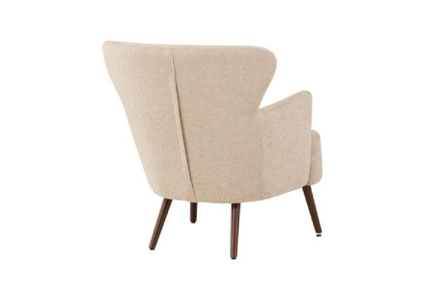 fauteuil lias tissu bouclette a dossier haut (12) Fauteuil design Lias à dossier haut