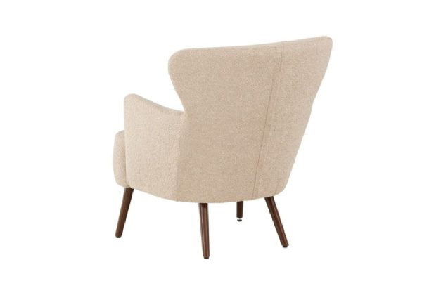 fauteuil lias tissu bouclette a dossier haut (9) Fauteuil design Lias à dossier haut