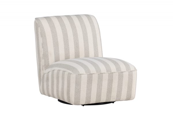 Fauteuil lounge beige Meki